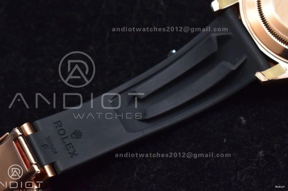 VS3235 Ceramic Best on VSF Black 126655 Bezel Oysterflex Rubber Yacht-Master Edition 1:1 Strap 0401